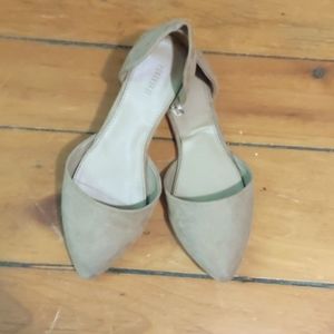 Forever 21- nude, suede flats